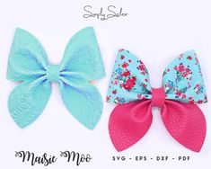 Simply Sailor Bow - Maisie Moo One Piece Template, Bow Template For Cricut, Bow Template Svg, Hair Bow Template, Bow Svg, Classic Hair, Ribbon Craft, Sailor Bow, Bow Template