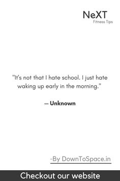 a white background with the text next it's not that i hate school, just hate waking up early in the morning