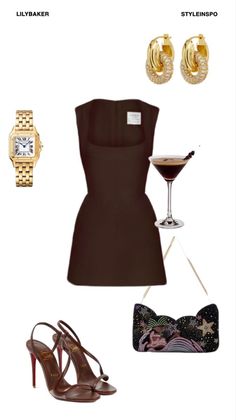 Date Night Outfit Ideas, Night Outfit Ideas, Fest Outfits, Brown Heels, Dinner Outfits, Fancy Outfits, Mode Inspiration