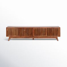 the sideboard is made out of wood