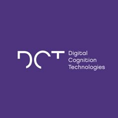 the logo for dct's digital recognition technologies, which has been designed to be used