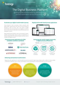 the brochure for digital business platform