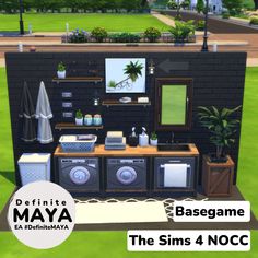 the sims 4 nocc has been designed to look like a washing machine and washer