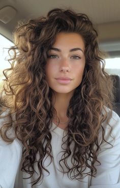 55 Best Layered Haircuts And Hairstyles For Women | Fabbon Everyday Hair, Curly Hair Inspiration, Long Curly Hair, Hair Envy, Long Curly, Curly Hair Styles Naturally, Hair Dos