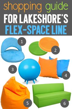 the ultimate guide to shopping for lakeshore's flex - space line, including couches and bean bag chairs