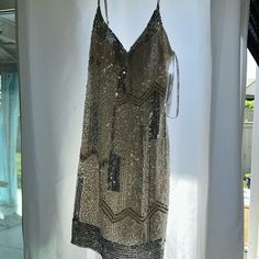 Questions? Leave A Comment Below! Shimmery Mini Dress, Cher White Dress, Liquid Metal Dress, Sheer Sequin Dress, Prom Dress High Neck, Winter Cocktail Dress, Birthday Dress 21st, Metal Dress, Silver Sequin Dress