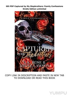 a book cover with an image of a skull and roses