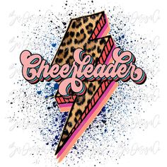 an animal print with the word nama in pink and blue ink on a white background