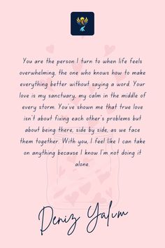 a pink background with a poem written on it