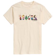 a white t - shirt with cartoon characters on it