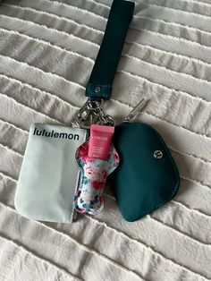 Lululemon, clean girl Key Chains Lululemon, Lululemon Keychain Black, Lululemon Never Lost Keychain Black, Pink Lulu Lemon Key Chain, Car Interior Diy, Girls Keychain