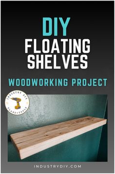 Build stunning floating shelves on a budget! Our DIY guide provides all the steps you need to create affordable yet chic shelving. Download this free PDF and find more DIY projects and woodworking tips at industrydiy.com 2x4 Shelf Diy, Diy Wood Floating Shelf, Diy Barnwood Shelves, Diy Easy Shelf, Floating Shelf Diy Easy, Shelf Diy Wood, Woodwork Shelves, Wood Shelf Diy, Diy Wooden Shelf