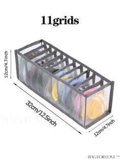 an image of a plastic drawer organizer