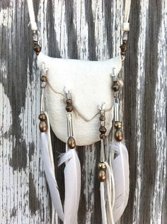 Spirit Bags, Leather Medicine Bag, Medicine Pouch, Beaded Pouch, Mojo Bags, Medicine Bag, Hippie Bags, White Magic, Boho Bags