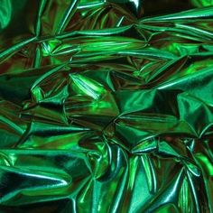 shiny green metallic foil is shown in this image