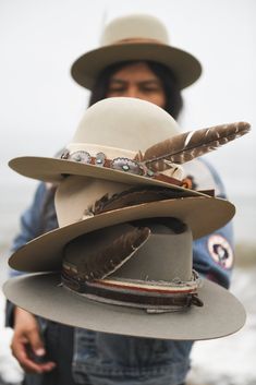 The Legend Hat 01 – ThunderVoice Hat Co. Western Thread Hats, Luxury Fitted Felt Hat For Rodeo, Luxury Leather Felt Hat For Men, Luxury Western Felt Hat For Ranch, Luxury Western Style Felt Hat For Rodeo, Luxury Southwestern Hats With Curved Brim, Luxury Custom Cowboy Hat With Curved Brim, Luxury Hat Bands For Men, Luxury Adjustable Brimmed Cowboy Hat