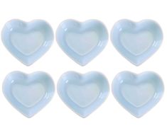 PRICES MAY VARY. Lovely Heart Shaped - Heart shape with solid clear blue color. Set in 6 dishes with classy glaze. Will be great and lovely addition for wedding, birthday, engagement, betrothal and bridal party. Dimension (Approx.) - 8*7.3*2.4cm /3.14x2.87x1in(LxWxH). These small side dishes are perfect for food sushi sauce, tomato sauce, salad soy sauce. They are stackable and space-saving. Easy to Clean - Easy to clean and care. Dishwasher & Microwave safe. Premium Ceramic – Made of premium ce Soy Dipping Sauce, Blue Kitchen Accessories, Sushi Sauce, Light Blue Kitchens, Party Bowls, Apartment Needs, Blue Kitchen Decor, Birthday Party Set, Pretty Plates