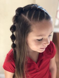 Bubble Braid Hairstyles, Toddler Hairstyles Girl Fine Hair, Bubble Braid