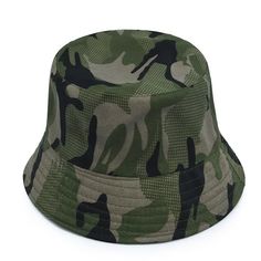 Elevate your outdoor style with our Camo Bucket Hat, the perfect blend of functionality and fashion. Whether you're hiking, fishing, or simply enjoying a sunny day, this hat provides the ultimate protection and a stylish look. Key Features: Durable Material: Crafted from cotton and polyester to ensure long-lasting wear and comfort. Classic Camo Design: Features a timeless camouflage pattern that blends seamlessly with natural surroundings, making it perfect for outdoor adventures. Wide Brim: Off Outdoor Bucket Hat With Curved Brim, Summer Hats For Outdoor Activities With Short Brim, Lightweight Visor Bucket Hat For Camping, Military Style Wide Brim Bucket Hat For Outdoor Activities, Military Style Green Bucket Hat For Outdoor, Military Style Wide Brim Bucket Hat For Outdoor, Khaki Cap Sun Hat For Summer, Lightweight Outdoor Bucket Hat, Casual Bucket Hat With Visor For Outdoor Activities