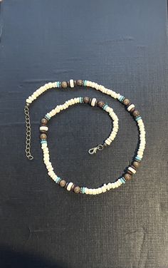 Adjustable 8mm Bead Necklaces For Beach, Hand-strung Heishi Beaded Necklaces For Beach, Hand-strung Heishi Beads Necklace For Beach, Surfer Jewelry, Surf Jewelry, Surfer Bracelets, Salt And Light, Surfer Necklace, Beach Bracelets