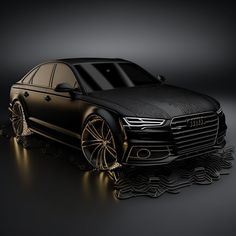 The Audi Black Edition: A Classy Addition to Your Collection Black Art