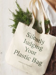 Silently Judging Tote Accessories Tote Threads 4 Thought Cricut Reusable Bag, Funny Shopping Bags, Ideas For Tote Bags Design, Cute Canvas Tote Bags, Printed Tote Bags Ideas, Unique Tote Bag Design, Funny Tote Bag Sayings, Tote Bags Design Ideas, Christian Totes