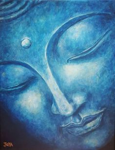 Saatchi Art is pleased to offer the Art Print, "Blue Buddha," by Joya Cousin. Art prints are available from $47 USD. Archival inks on Fine Art Paper. Size is 12 H x 9 W in. Art, Health, Blue Buddha, Buddha Face, Health And Vitality, Blue