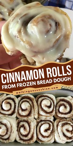 Wanna make your mom feel extra special? Serve delicious homemade Mother's Day brunch recipes! Make it happen by learning how to make the best cinnamon rolls made from an easy frozen bread dough recipe that you'll definitely enjoy! So good! Cinnamon Rolls Made With Rhodes Frozen Bread Dough, Cinnamon Rolls Using Rhodes Bread Dough, Cinnamon Rolls With Frozen Bread Dough Recipe, Easy Cinnamon Rolls From Frozen Dough, Freeze Cinnamon Roll Dough, Semi Homemade Cinnamon Rolls Easy Recipes, Cinnamon Buns Using Frozen Bread Dough, Frozen Bread Dough Rolls Recipes, Cinnamon Rolls From Frozen Rolls