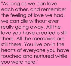 a pink background with the words as long as we can love each other, and remember the feeling of love we had