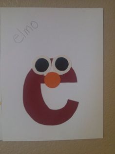 the letter c is for elmo