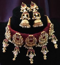 @TriptiProducts Jaipur Jewelry, Jadau Jewellery, Rajputi Jewellery, Royal Jewellery, Bridal Jewels, Artificial Jewelry, Bridal Jewellery Design, Antique Bridal Jewelry, Gold Pendant Jewelry