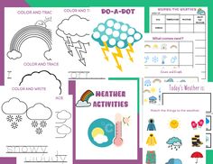 weather worksheets and activities for kids