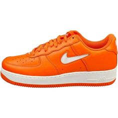 Men's Nike Air Force 1 Low Retro Safety Orange/Summit White Size: 11.5.  Gender: male.  Age Group: adult. Air Force 1 Mid, Comfortable Walking Shoes, High Shoes, Outdoor Running, Nike Air Force 1 Low, Air Max 95, Mens Nike Air, Nike Air Max 95, Nike Kids