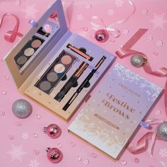 This 10 item set is a gift that keeps on giving throughout the holiday season. The Ultimate Holiday Beauty Kit includes makeup such as eye shadow and eyeliner, as well as lipstick and lip gloss. Try them all out and discover which ones go best together! Examine eye shadow palettes, blush, lip gloss, and other cosmetics in a rainbow of bright colors. Find your favorite colors or try something different every time! Makeup is absolutely non-toxic and safe to use. To apply evenly, use cosmetic brush Eye Shadow And Eyeliner, Snow Sparkle, Eyebrow Kit, Clear Brow Gel, Eyebrow Eyeshadow, Sugar Lip Scrub, Hydrating Lip Balm, Eyebrow Kits, Holiday Beauty