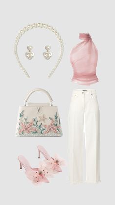 Dressy Outfits, Old Money Pink Outfit, Money Pink, Elegant Summer Outfits, Closet Clothes, Pink Things, Everyday Fashion Outfits, Lookbook Outfits, Teen Fashion Outfits