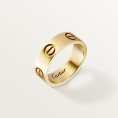 CRB4084600 - LOVE ring - Yellow gold - Cartier Cartier Gold, Cartier Love Ring, Cartier Jewelry, Cartier Love, Cartier Ring, Jewelry Inspo, Dream Jewelry, Love Ring, Love Bracelets