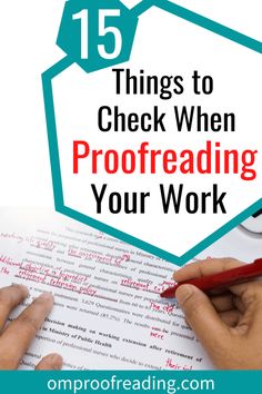 15 Things to Check When Proofreading Your Work Proofreading Marks Anchor Chart, Proofreading Symbols, How To Fix Writers Block, Common Nouns, Online Jobs From Home, Grammar And Punctuation, Work From Home Opportunities