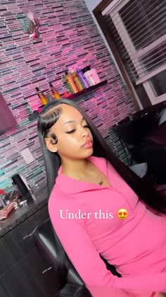 21st Birthday Hairstyles, Sleek Ponytail Hairstyles, Frontal Wig Hairstyles, Straight Weave Hairstyles, Sew In Hairstyles, Stylish Hairstyles, Black Ponytail Hairstyles, Hair Business