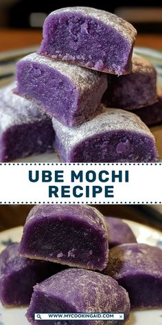 Soft, chewy, and filled with the vibrant flavor of ube! This Ube Mochi recipe is a must-try for fans of Filipino desserts. Perfect for any occasion or just a sweet indulgence! Ube Mochi Recipe, Ube Mochi, Pinoy Dessert, Ube Recipes, Coconut Desserts, Filipino Desserts, Sweet Escape, Fruit Tart