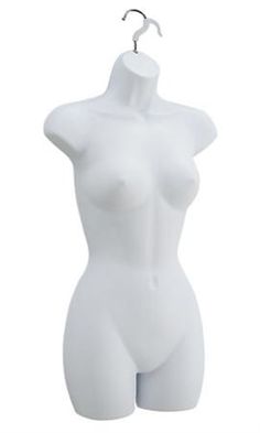 Female Hanging Form Female Torso, Fashion Forms, Body Form, Female Clothing, English Rose, White Jersey, Injection Moulding, Selling On Poshmark, Clothing Rack