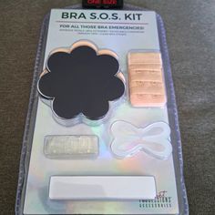 Brand New Unopened. Unused. One Size Kit Includes - Adhesive Petals - Bra Extender - Racer Back Converter - Fashion Tape - Clear Bra Straps Clear Bra Straps, Clear Strap Bra, Tape Clear, Bra Extender, Clear Bra, Fashion Tape, Bra Straps, Racer Back, Black Tan