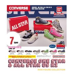 an advertisement for converse's all star shoes