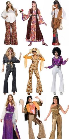 Disco Party Outfit Women, 70s Outfits Women, 70s Disco Party Outfit, 70s Fashion For Women, 70s Outfits Party, 70s Costumes, Hippy Costume, 70s Outfits Ideas, Disco Party Outfit