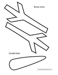 an airplane that is cut out and ready to be used as a coloring page for children