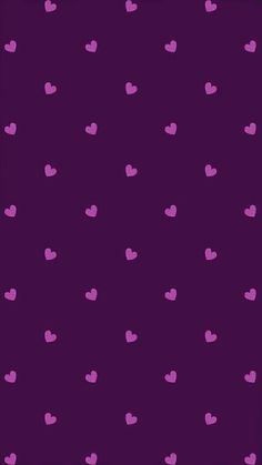 a purple background with hearts on it