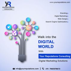 an advertisement for digital marketing company