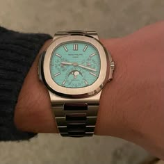 Patek Philippe Nautilus Tiffany, Tiffany Patek Philippe, Patek Philippe Tiffany & Co, Patek Philippe Aesthetic, Tiffany And Co Watch, Patek Philippe Tiffany, Richard Mille Watches Men, Tiffany Watch, Philippe Patek