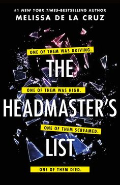 the headmaster's list by mellisa de la cruz