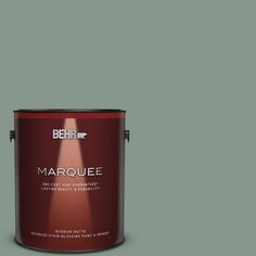 Love your space like never before with the high-performance formulation of BEHR MARQUEE Interior Paint. This advanced stain-blocking paint & primer provides long-lasting beauty with exceptional durability and stain resistance. And save time on your project with One-Coat Hide guaranteed in over 1,000 colors. A primer coat may be needed on some surfaces. See back label for details. Valid only when tinted to colors from the MARQUEE One-Coat Hide Color Collection. Color: Underground Gardens. Patchwork, Behr Marquee Paint, Flat Exterior, Behr Premium Plus, Behr Marquee, Paint Keys, Paint Sample, Matte Paint, Flat Paint