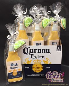 six bottles of corona extra are in the package